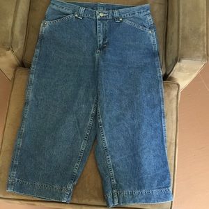 Capri Wide Leg Jeans